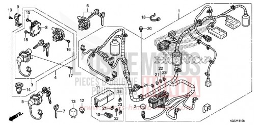 WIRE HARNESS SH150ADE de 2014